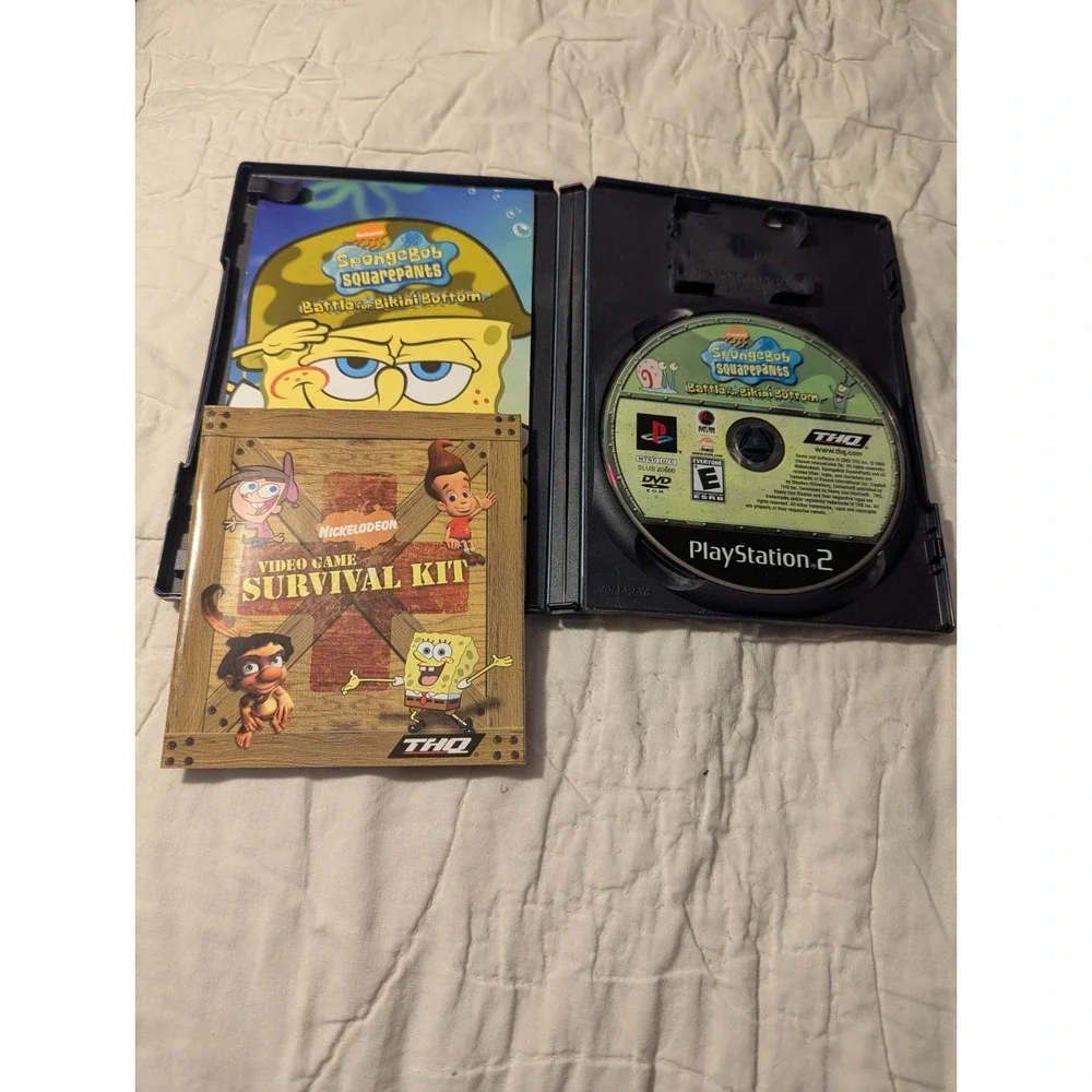 PlayStation 2 game: Spongebob Squarepants, Battle for Bikini Bottom, Pre-Owned